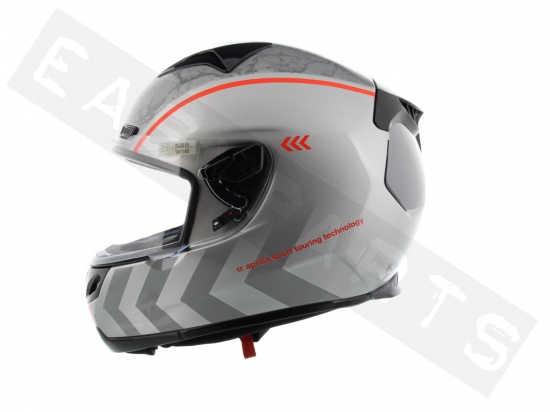 Piaggio Helm Integraal Aprilia Racing Grijs